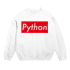 takumath.net officialのpython!! Crew Neck Sweatshirt