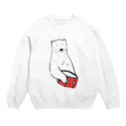 のわきのしろくま(スネア上半身) Crew Neck Sweatshirt