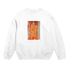 Art Baseのグスタフ・クリムト / 1907 /University of Vienna Ceiling Paintings (Medicine) / Gustav Klimt Crew Neck Sweatshirt