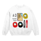 蛇口〆太のお店のADの小道具 Crew Neck Sweatshirt