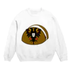 蛇口〆太のお店のお饅頭国の紋章 Crew Neck Sweatshirt