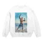 iam_1ssei0406のski(スカイ) Crew Neck Sweatshirt