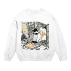 ＃なかむらしんたろうを拡張する展示の安田マーシー Crew Neck Sweatshirt