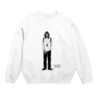 ＃なかむらしんたろうを拡張する展示の地球のお魚ぽんちゃん Crew Neck Sweatshirt