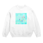 魚風商店の水辺の思い出 Crew Neck Sweatshirt