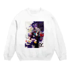 松(絵描き)の堕落ｼﾃ烏 Crew Neck Sweatshirt