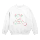 kero_pyon_の童心に戻って Crew Neck Sweatshirt