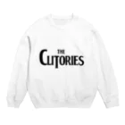 THE CLITORIES official shopのTHE CLITORIES ロゴ（黒文字ver.） Crew Neck Sweatshirt