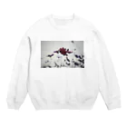 dearsのフィルムカメラで可愛いコスモス Crew Neck Sweatshirt