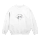 永遠の童貞のしなもんちゃん Crew Neck Sweatshirt