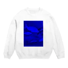 Ariruriの目が座った魚 Crew Neck Sweatshirt