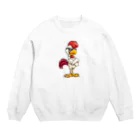 ussyのsunglasses chicken Crew Neck Sweatshirt