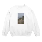 UWAWAWAの廃校する小学校 Crew Neck Sweatshirt