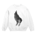 小島イチカの足が可愛いうさこT Crew Neck Sweatshirt