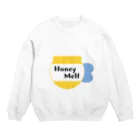 HoneyMelt のHoneyMelt LOGO Crew Neck Sweatshirt