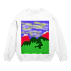 junsen　純仙　じゅんせんのJUJNSEN SETA（瀬田 純仙）令和の夏山１ Crew Neck Sweatshirt