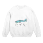 nvivetoのゆる絵　たかな Crew Neck Sweatshirt