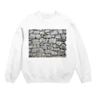 趣味の民藝の石垣 打込接　Stone wall in Uchikomi-hagi style  Crew Neck Sweatshirt