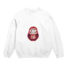 IZANAMI by Akane Yabushitaの【日本レトロ#16】だるま Crew Neck Sweatshirt