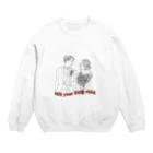 LAMEY_DESIGNのstill your little child Crew Neck Sweatshirt