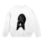 お菓子パーラーのねこくろ Crew Neck Sweatshirt