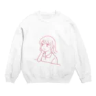 よしみの女の子 Crew Neck Sweatshirt