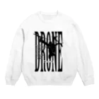 ぎのうし群のドローンの法規制も心得てるなり Crew Neck Sweatshirt