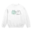 りゅうのすけの怪人のコーヒータイム Crew Neck Sweatshirt