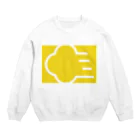 anorexiaの筋斗雲　きいろ Crew Neck Sweatshirt