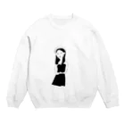 nozomimmのビスチェとベレー Crew Neck Sweatshirt