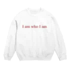 WAV3のI am who I am Crew Neck Sweatshirt