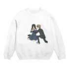 ほげげの泣かないで Crew Neck Sweatshirt