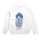 れのまるのおみせのジャージボブ(透過) Crew Neck Sweatshirt