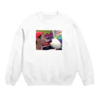 天文部 officialのeye beam miyaco Crew Neck Sweatshirt