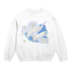 ほしのしほ家のながれぼし Crew Neck Sweatshirt