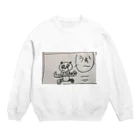 ToiletGirlのパンダちゃん走る！ Crew Neck Sweatshirt