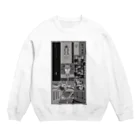 hksの脳内新聞 #1 Crew Neck Sweatshirt