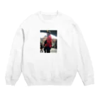 k____yo__のまのカップ Crew Neck Sweatshirt