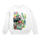 techonのHAGI隠れ Crew Neck Sweatshirt