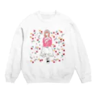 off-whiteのお花柄ガール Crew Neck Sweatshirt