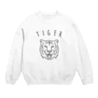 Aliviostaのタイガー 虎 動物イラスト Crew Neck Sweatshirt