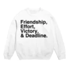 竹下キノの店の週刊少年漫画誌の４大原則 Crew Neck Sweatshirt