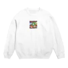 04_169_aのね Crew Neck Sweatshirt