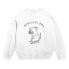 AliviostaのPeaceful Day ネズミ 動物イラスト Crew Neck Sweatshirt