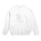 tecoshopのNEKOグッズ Crew Neck Sweatshirt