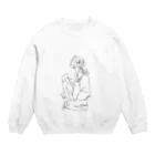 hina moritaのさわ Crew Neck Sweatshirt