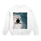 _O4muのウミガメ Crew Neck Sweatshirt