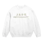 𝙅 𝘼 𝘿 𝙀 のJADE LOGO SWEAT Crew Neck Sweatshirt