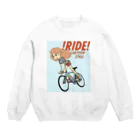 nidan-illustrationの!RIDE! (CARTOON STYLE) Crew Neck Sweatshirt