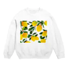 yuriのレモン Crew Neck Sweatshirt